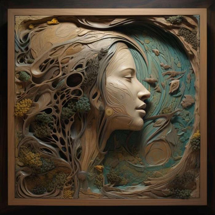 نموذج ثلاثي الأبعاد لآلة CNC 3D Art 